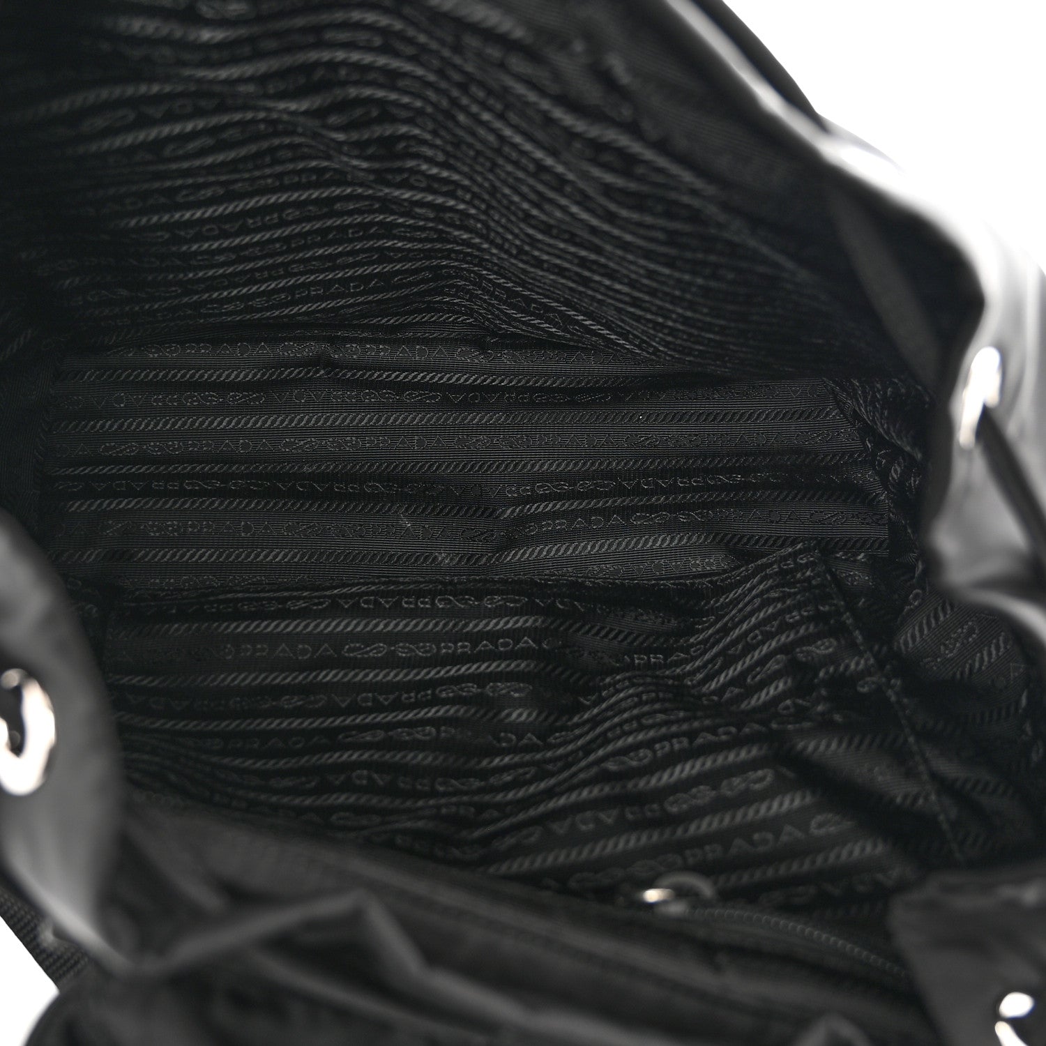Prada Nylon Vela Medium Backpack Black 5 of 9