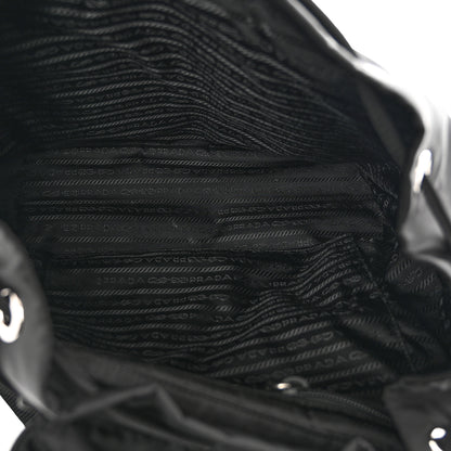 Prada Nylon Vela Medium Backpack Black 5 of 9