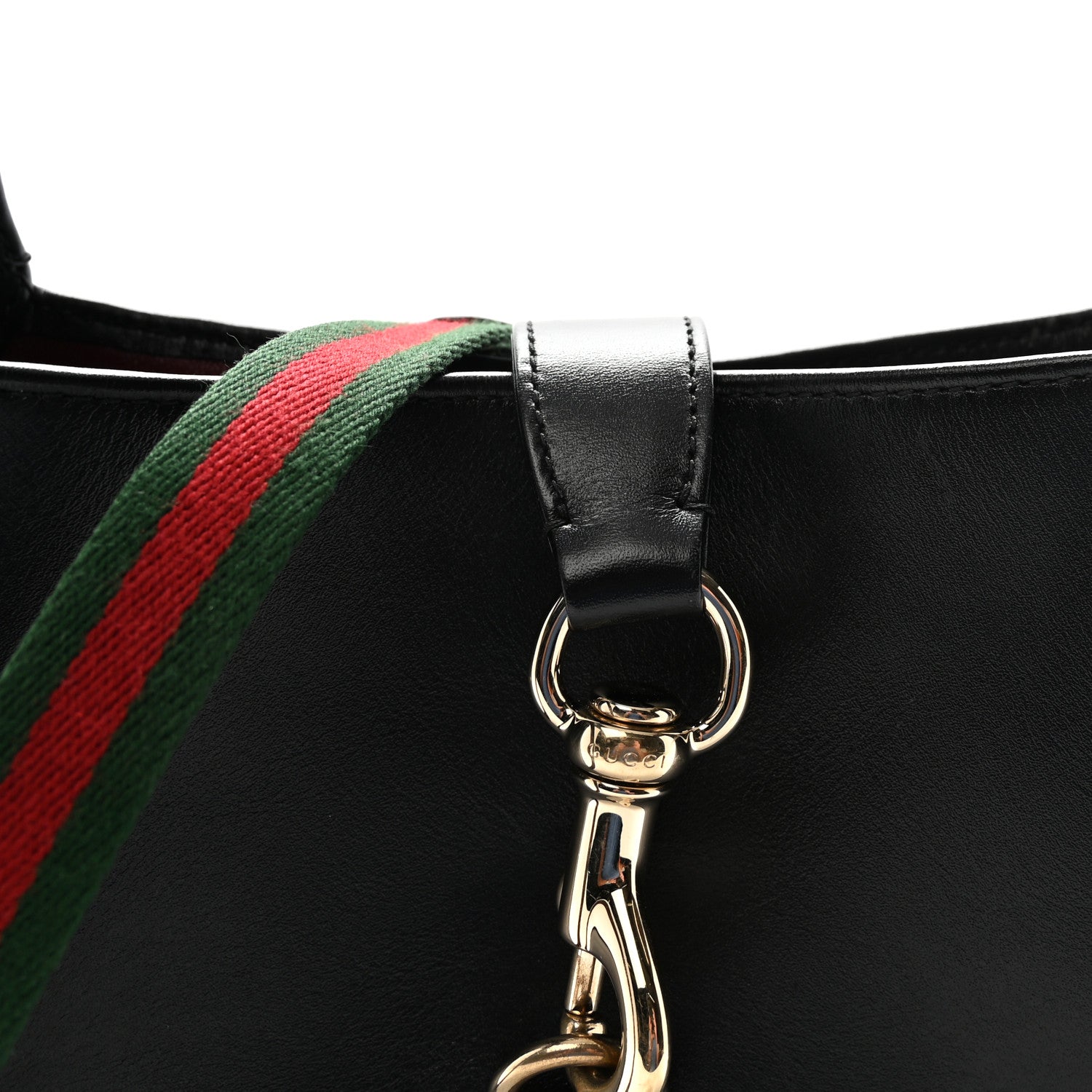 Gucci Calfskin Small Jackie Shoulder Bag Black 7 of 10