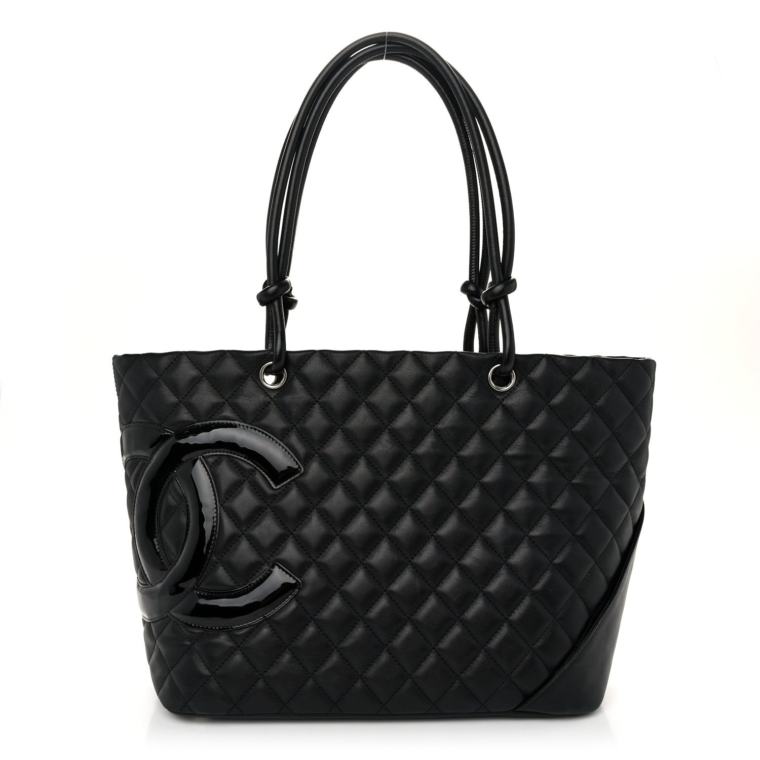 Chanel Calfskin Quilted Large Cambon Tote Black 1 of 13