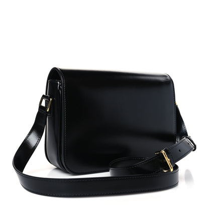 Celine Shiny Calfskin Medium Triomphe Black 3 of 9
