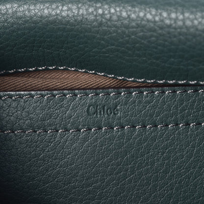 Chloe Calfskin Mini Marcie Round Crossbody Bag Teal 6 of 6