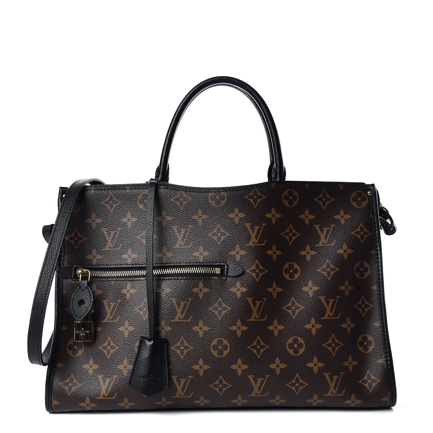 Louis Vuitton Monogram Popincourt MM Black 1 of 10