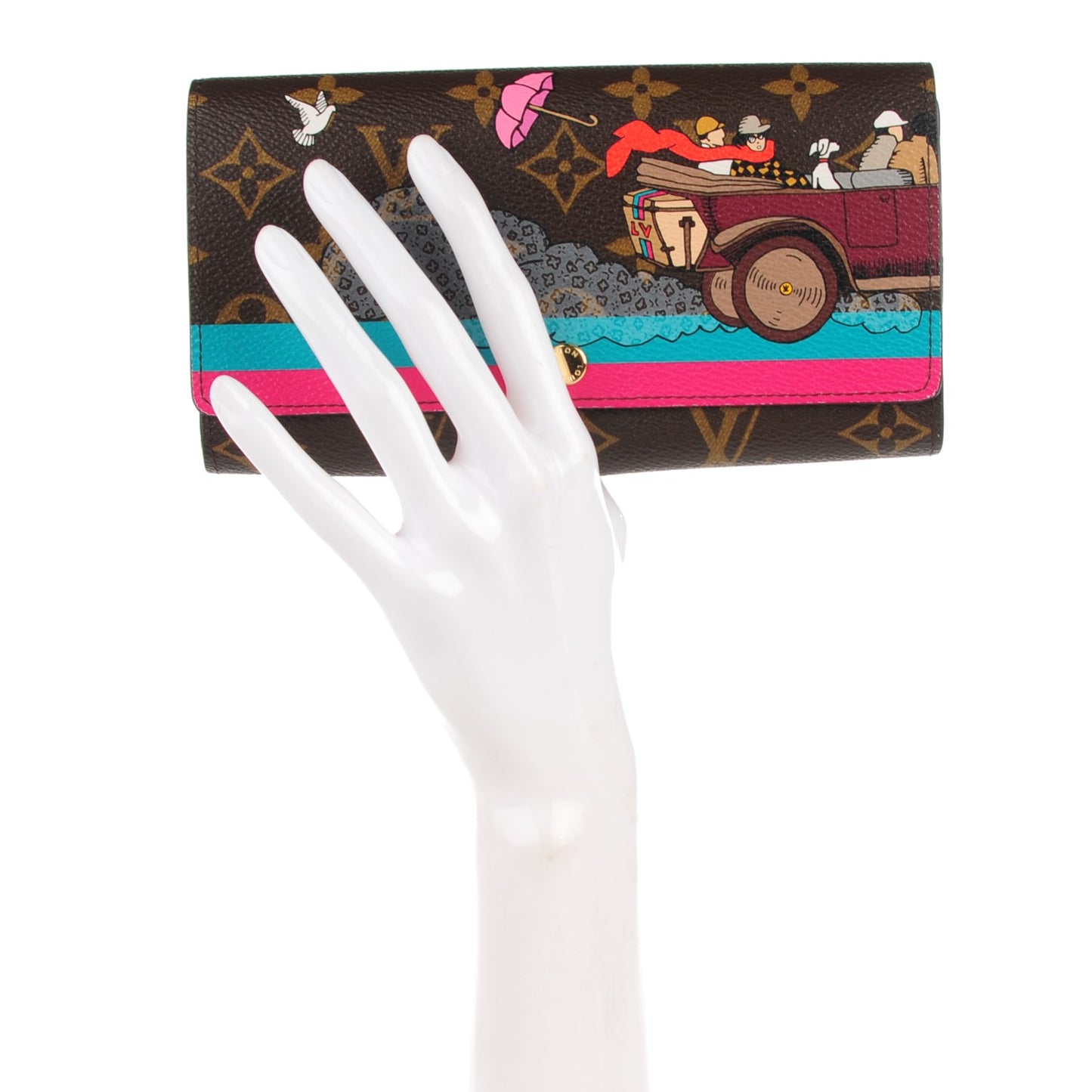 Monogram 2015 Christmas Animation Sarah Wallet Hibiscus