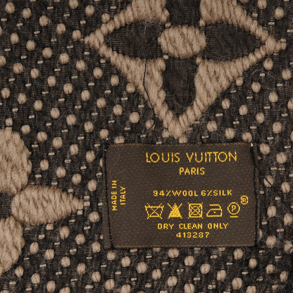 Louis Vuitton Wool Silk Logomania Scarf Verone 4 of 4