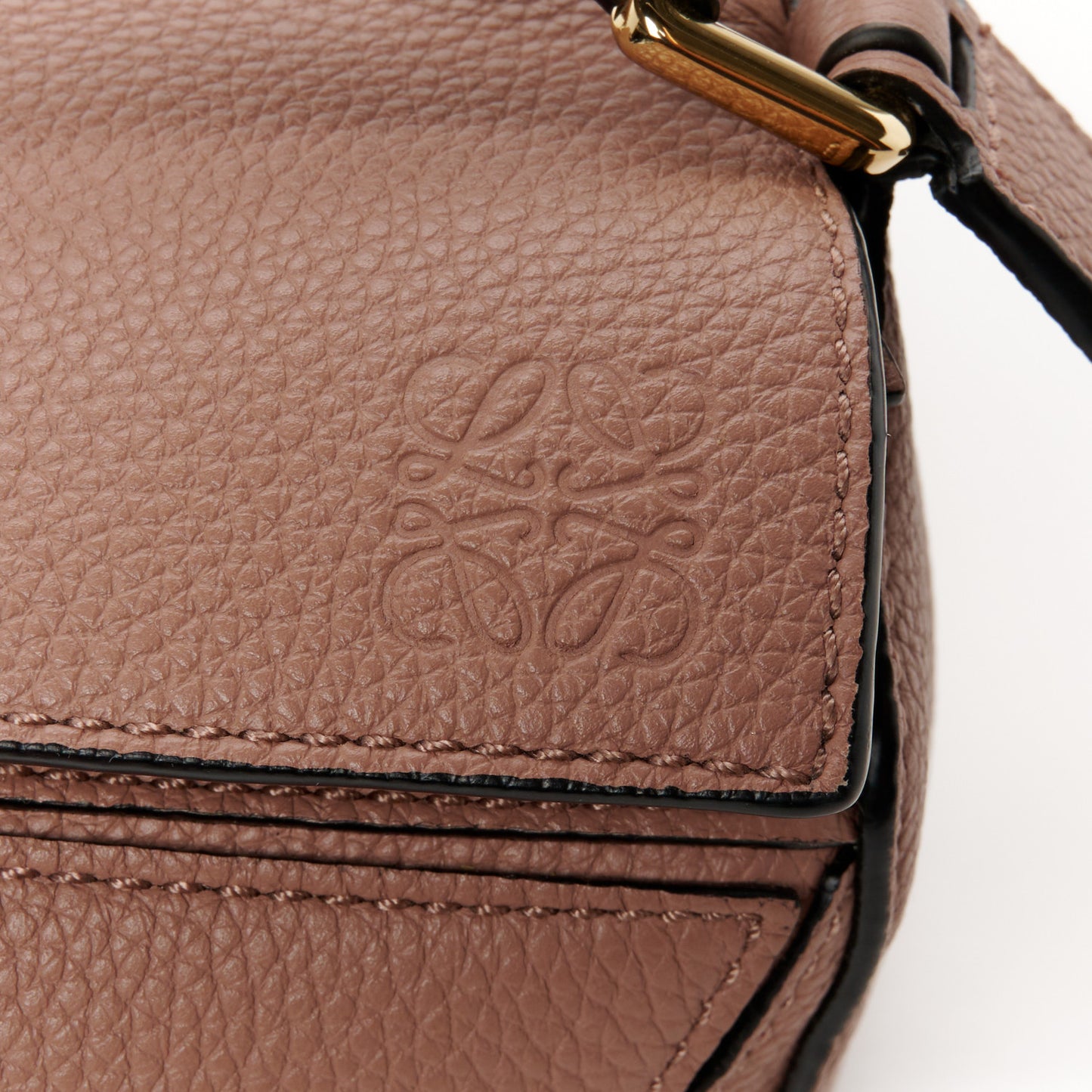 Calfskin Mini Puzzle Bag Dark Blush