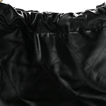 Chanel Shiny Calfskin Quilted Chanel 22 Black 9 of 11