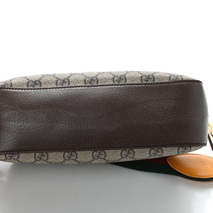 Gucci GG Supreme Monogram Web Neo Vintage Shoulder Bag Beige New Acero Crop 9 of 11
