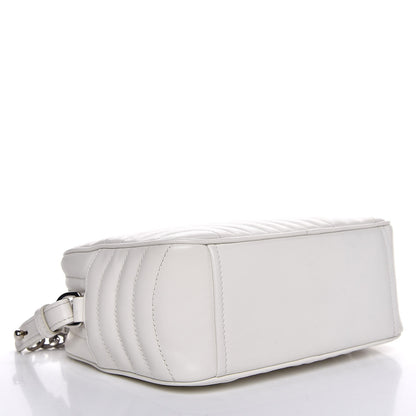 Prada Soft Calfskin Diagramme Crossbody Bag White 4 of 8