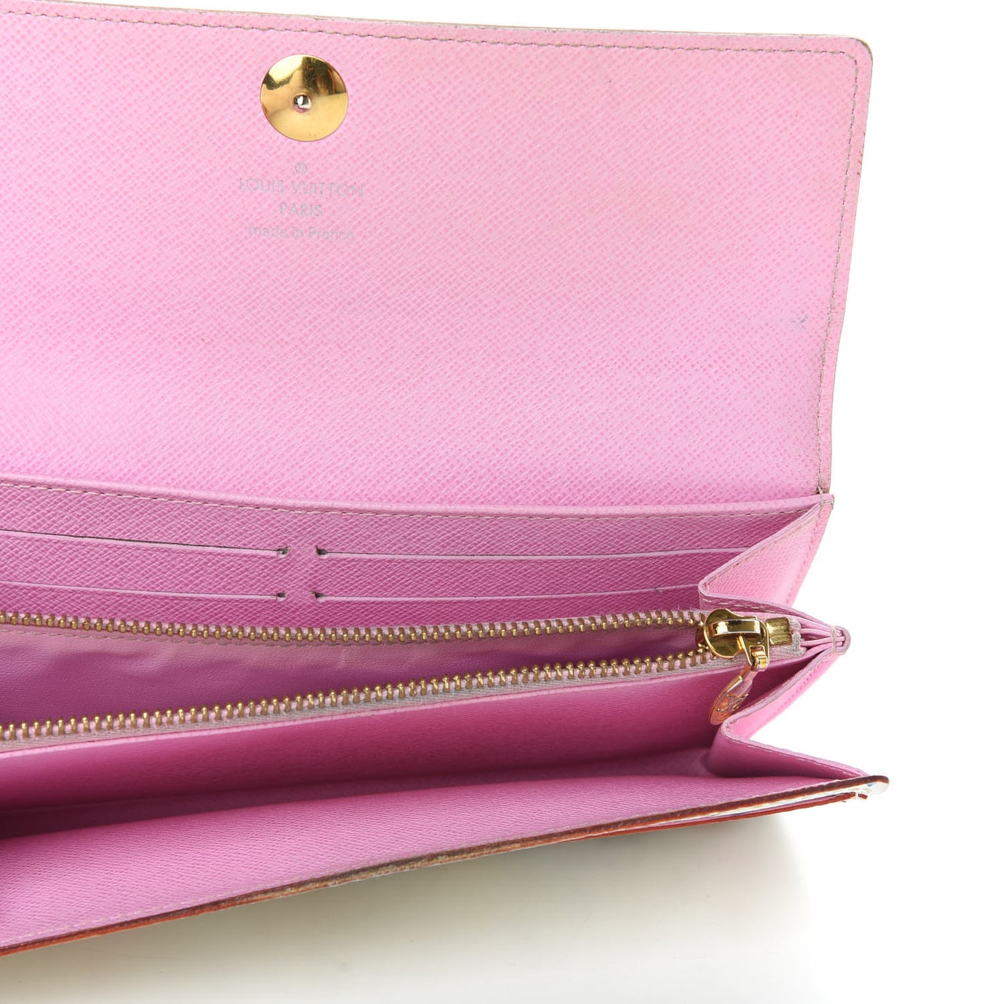 Monogram Multicolor Sarah Wallet White Litchi