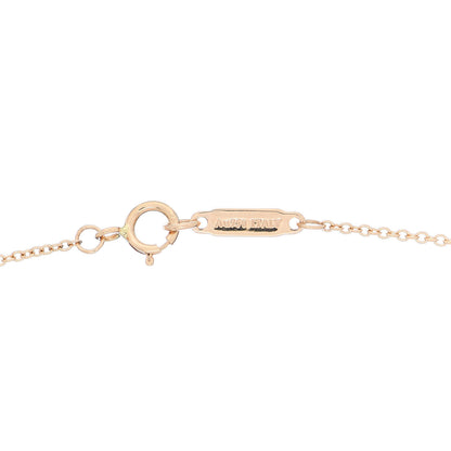 Tiffany 18K Rose Gold Diamond Paper Flowers Pave Pendant Necklace 4 of 4
