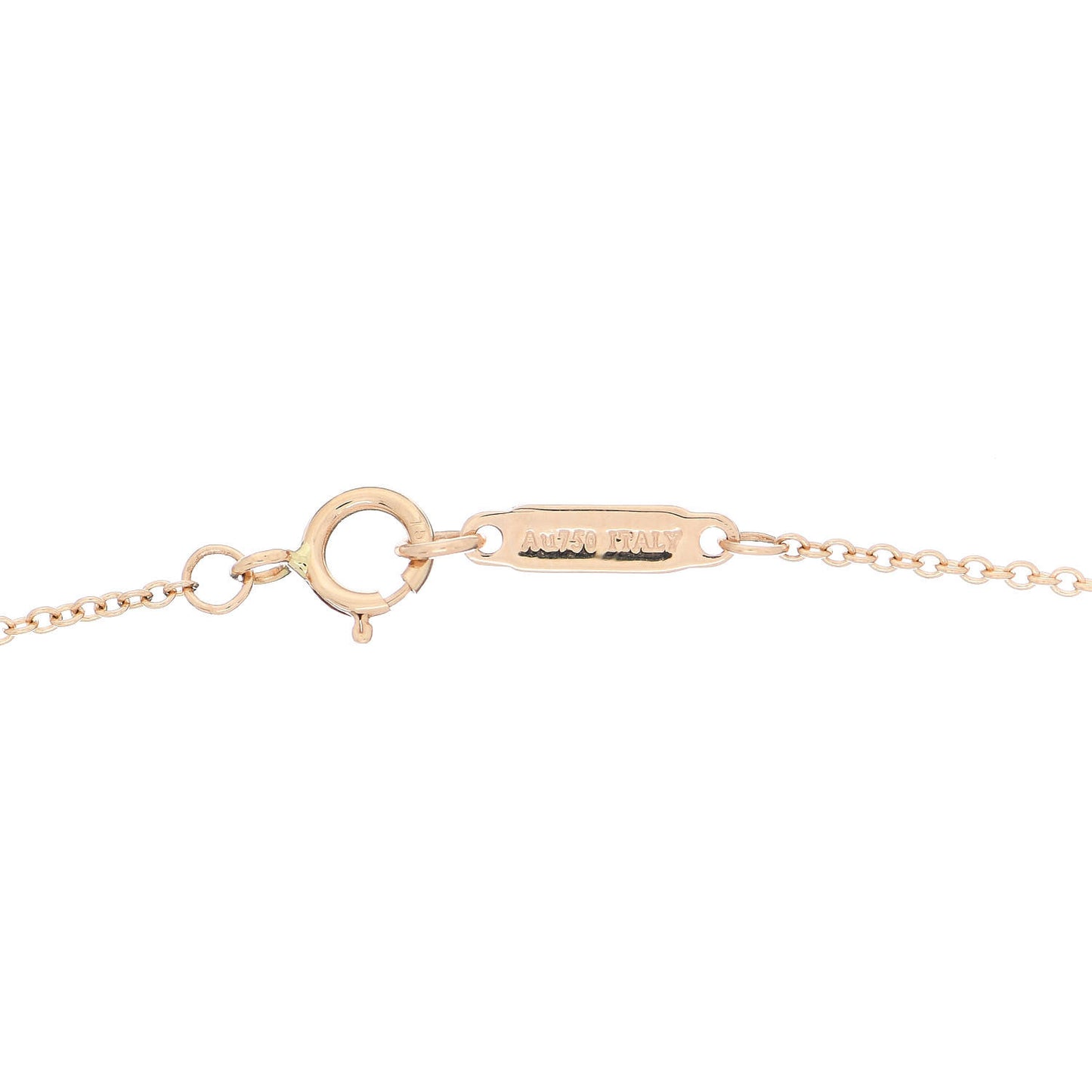 18K Rose Gold Diamond Paper Flowers Pave Pendant Necklace