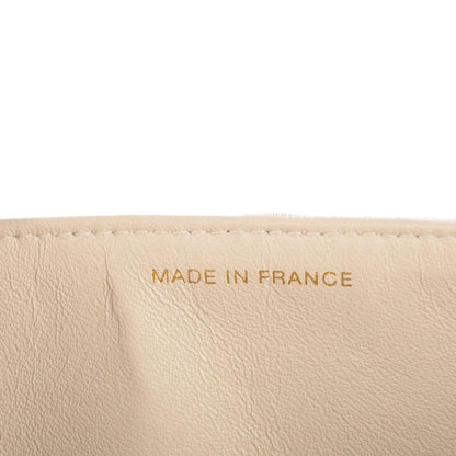 Chanel Canvas Camellia Embroidered Medium Double Flap Ivory 21 of 21
