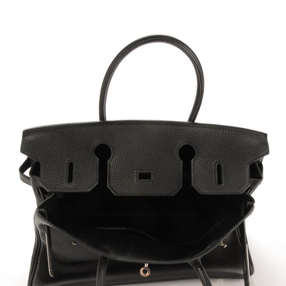 Hermes Taurillon Clemence Birkin 30 Black 14 of 28
