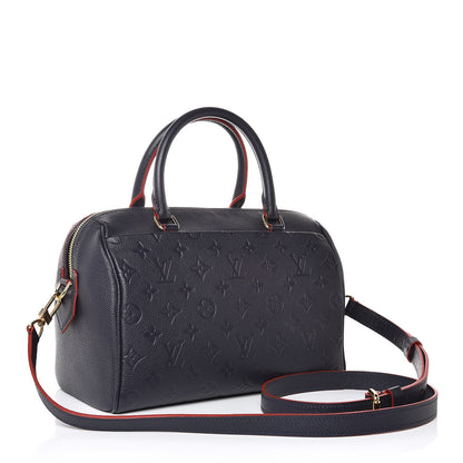 Louis Vuitton Empreinte Speedy Bandouliere 25 NM Marine Rouge 3 of 6