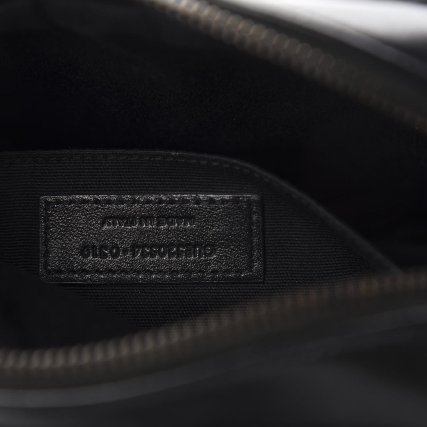 Calfskin Matelasse Monogram Lou Camera Bag Black