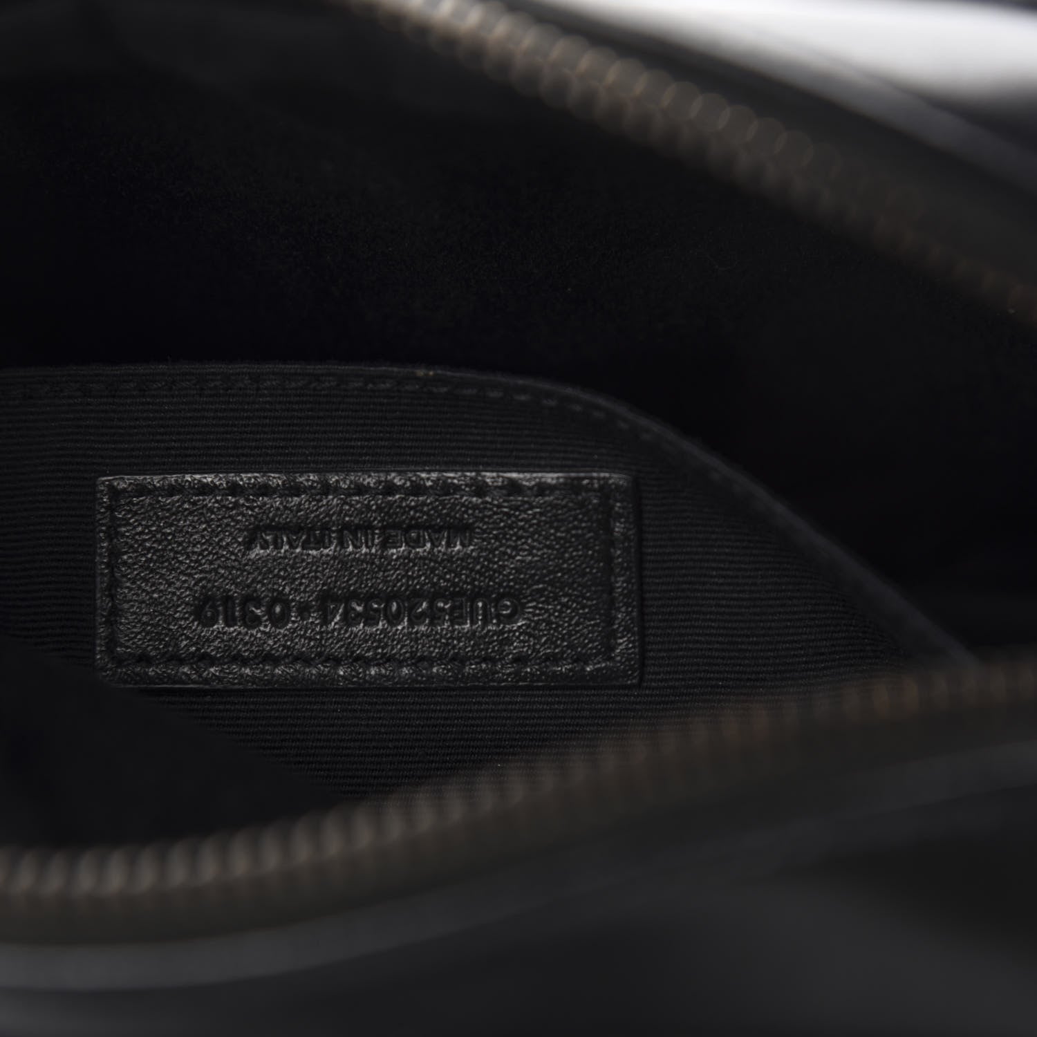Saint Laurent Calfskin Matelasse Monogram Lou Camera Bag Black 9 of 11