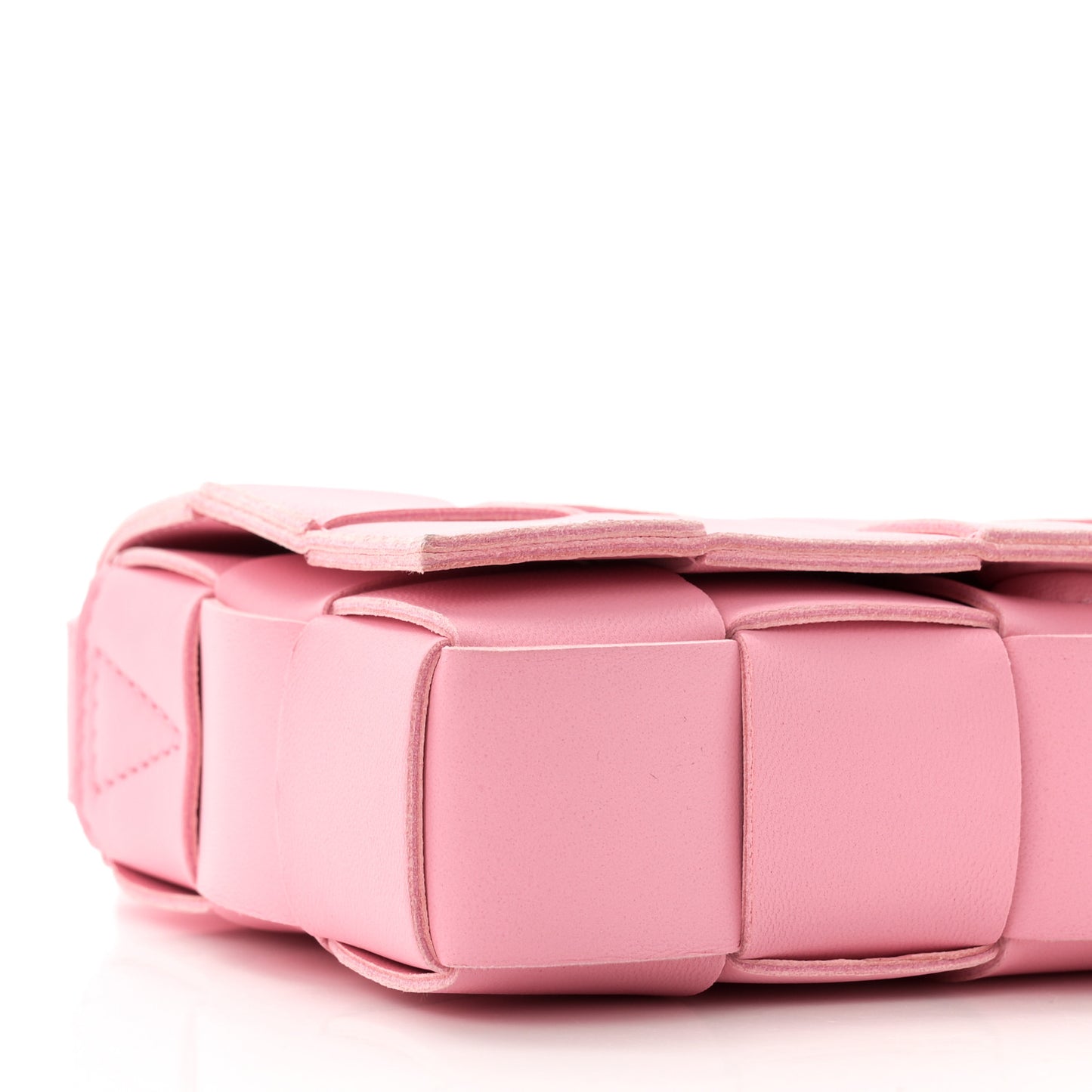 Lambskin Maxi Intrecciato Small Cassette Crossbody Bag Ribbon