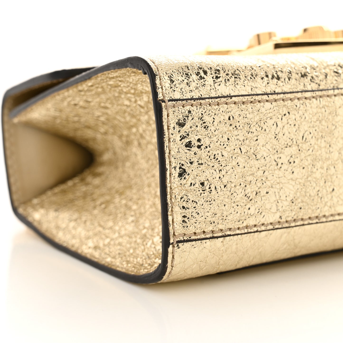 Galassia Small Padlock Shoulder Bag Platino