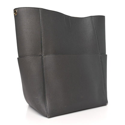 Celine Soft Grained Calfskin Sangle Bucket Bag Taupe 2 of 10