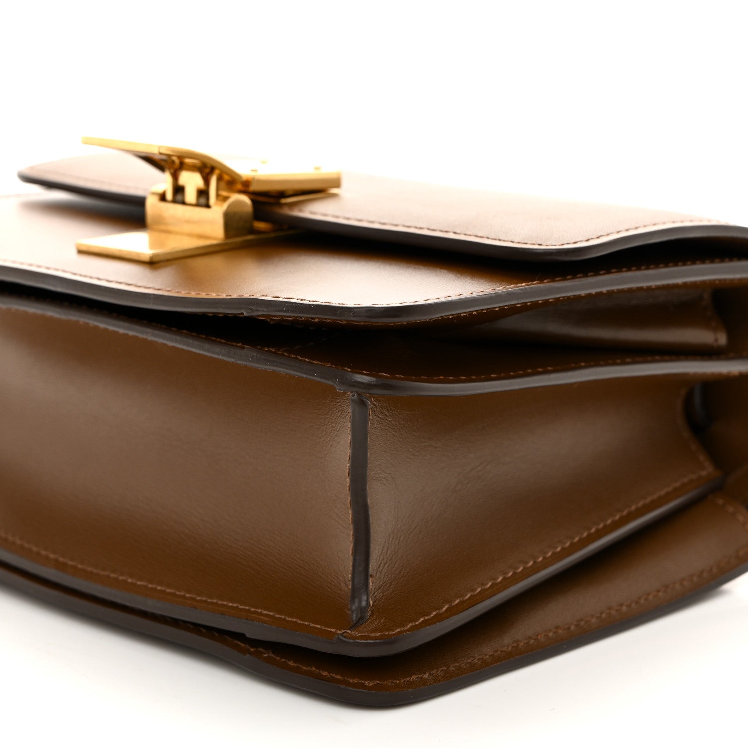 Celine Box Calfskin Small Classic Box Flap Bag Camel 10 of 11