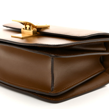 Celine Box Calfskin Small Classic Box Flap Bag Camel 10 of 11