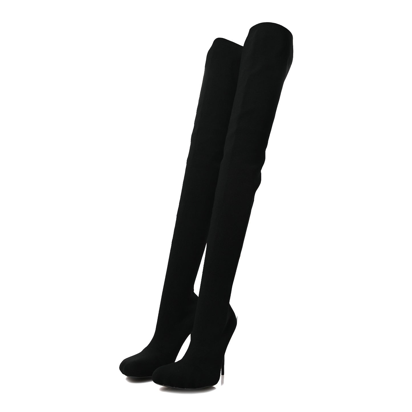 Knit Fetish Anatomic 110 Boots 39 Black
