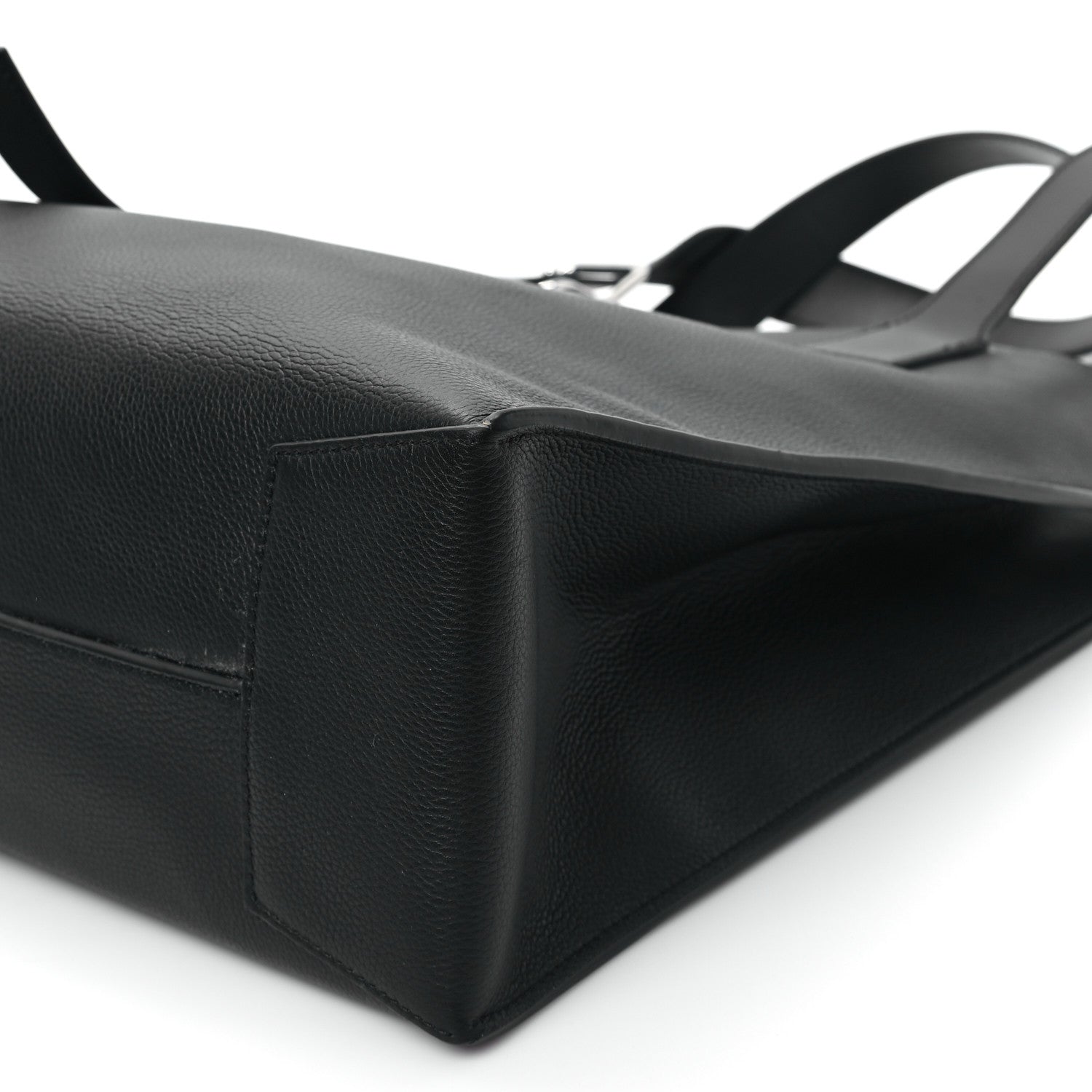 Loewe Soft Grained Calfskin Buckle Zip Tote Black 9 of 10
