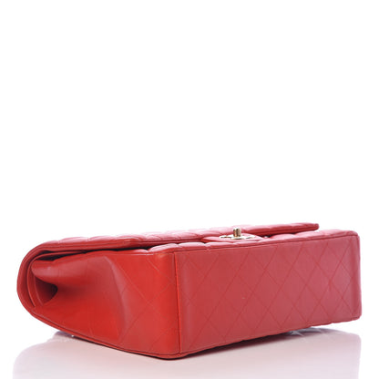 Chanel Lambskin Quilted Maxi Double Flap Red 4 of 17
