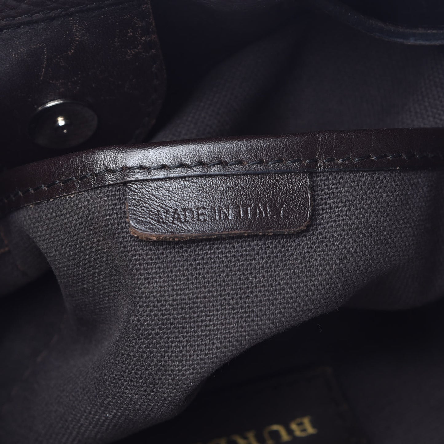 Grained Calfskin Haymarket Check Hobo Dark Brown