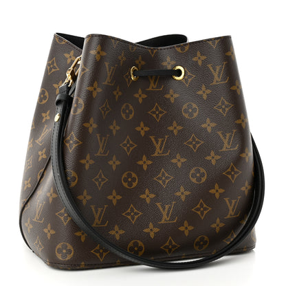 Louis Vuitton Monogram Neonoe MM Black 3 of 9