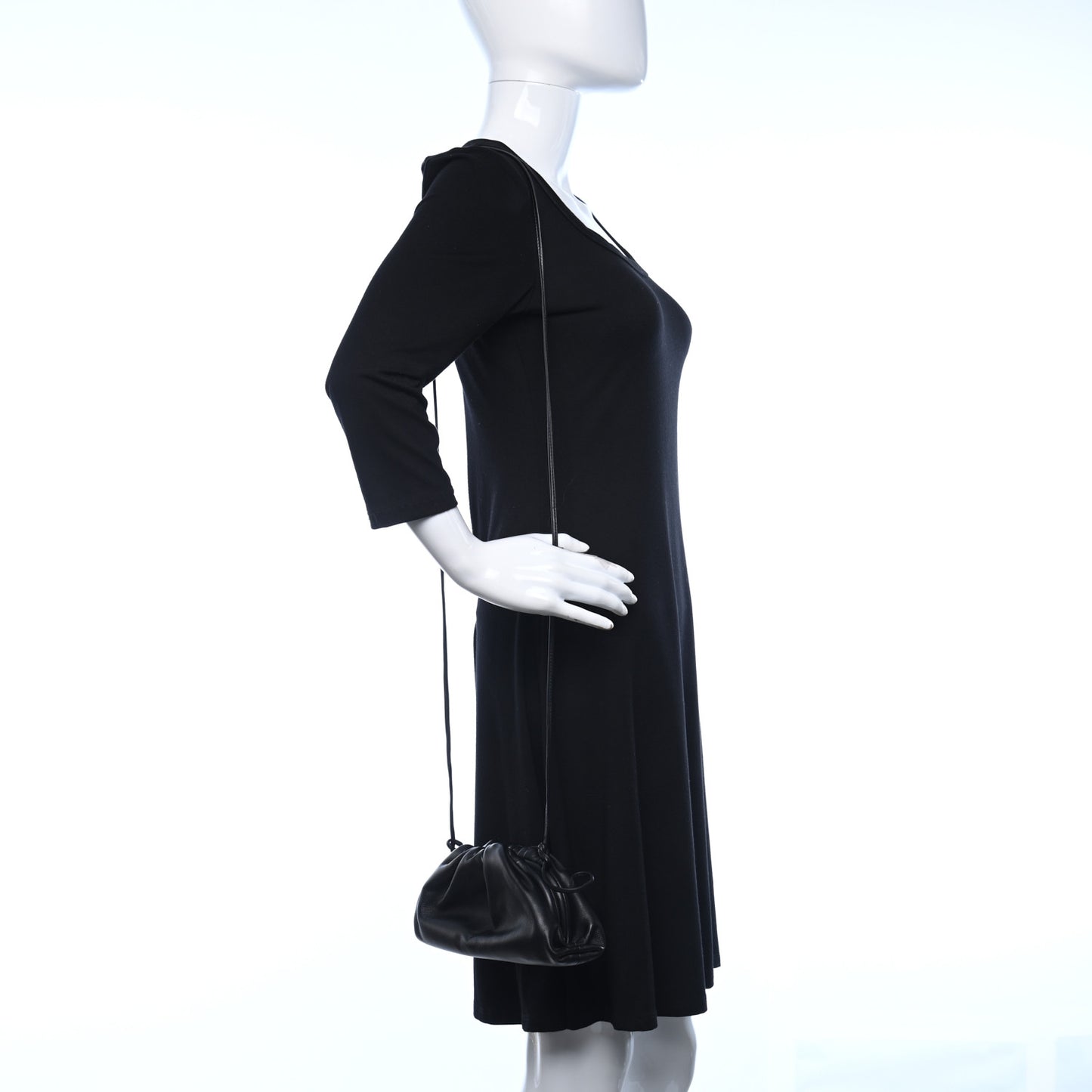 Butter Calfskin The Mini Pouch Black