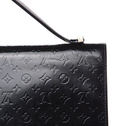 Louis Vuitton Monogram Glace Anouchka Pochette GM Black 10 of 19