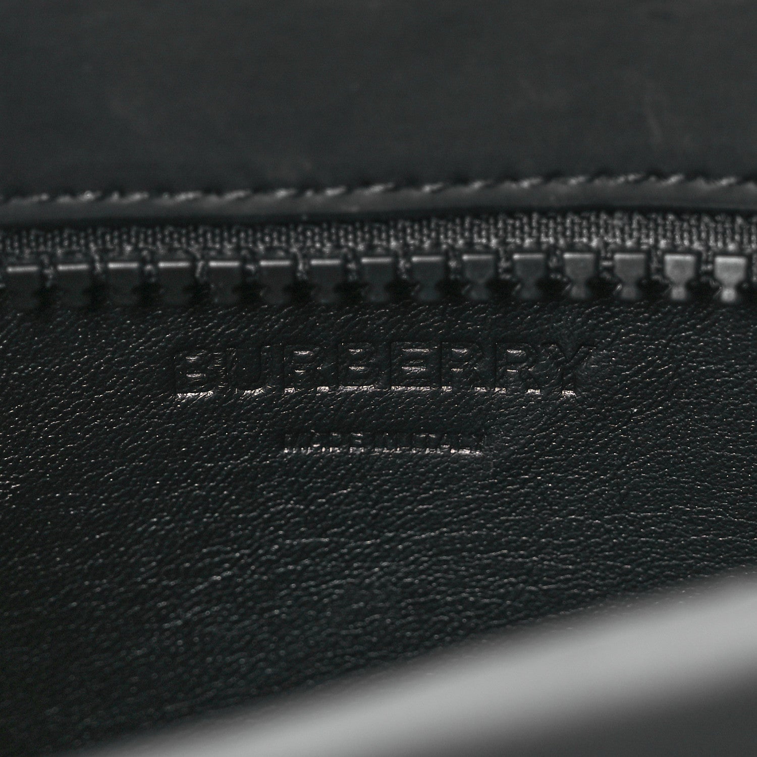 Burberry Rubberised Cotton Foldover Pocket Bag Black 6 of 12