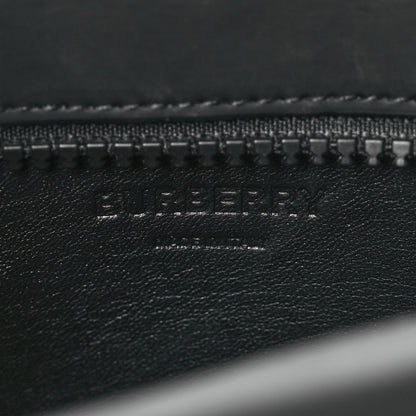 Burberry Rubberised Cotton Foldover Pocket Bag Black 6 of 12