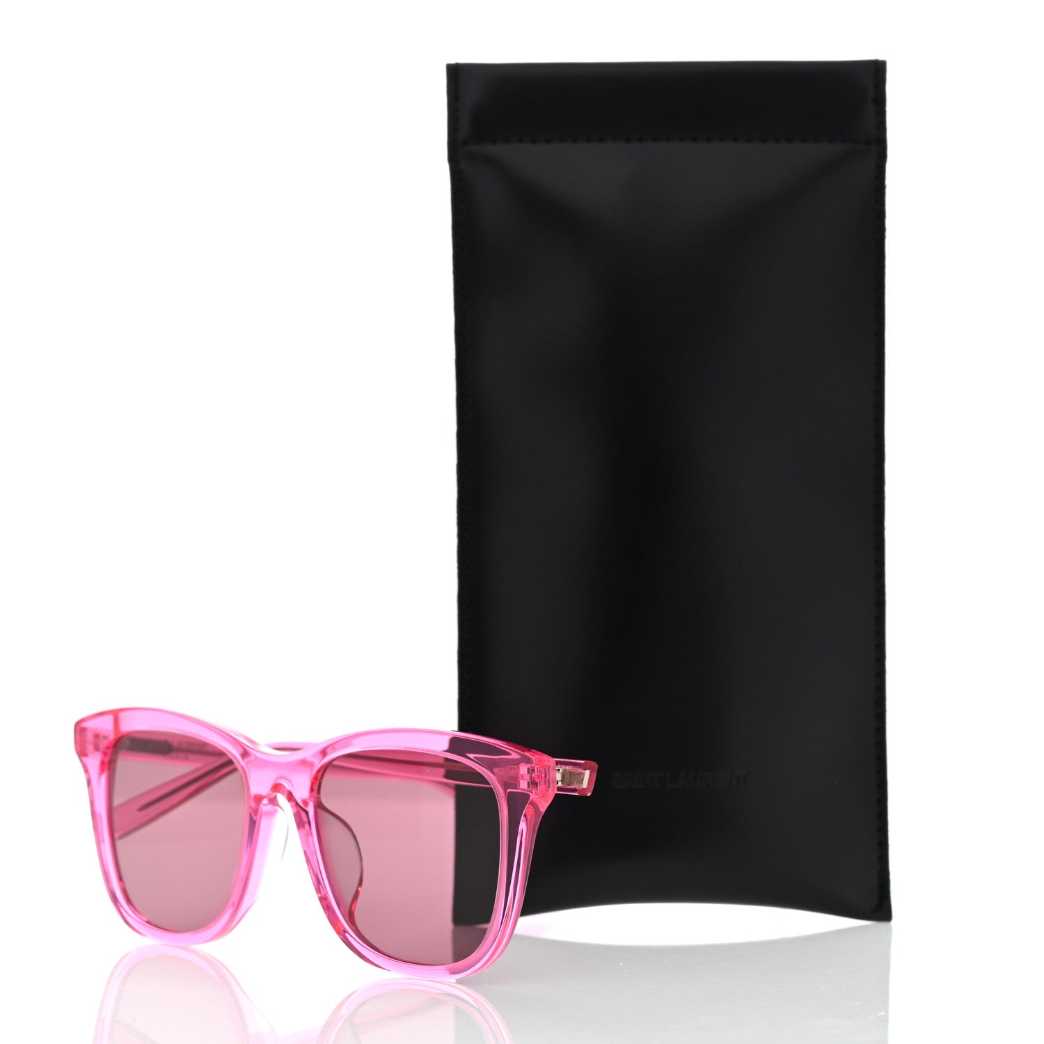 Saint Laurent Acetate SL 587 Sunglasses Pink 8 of 8