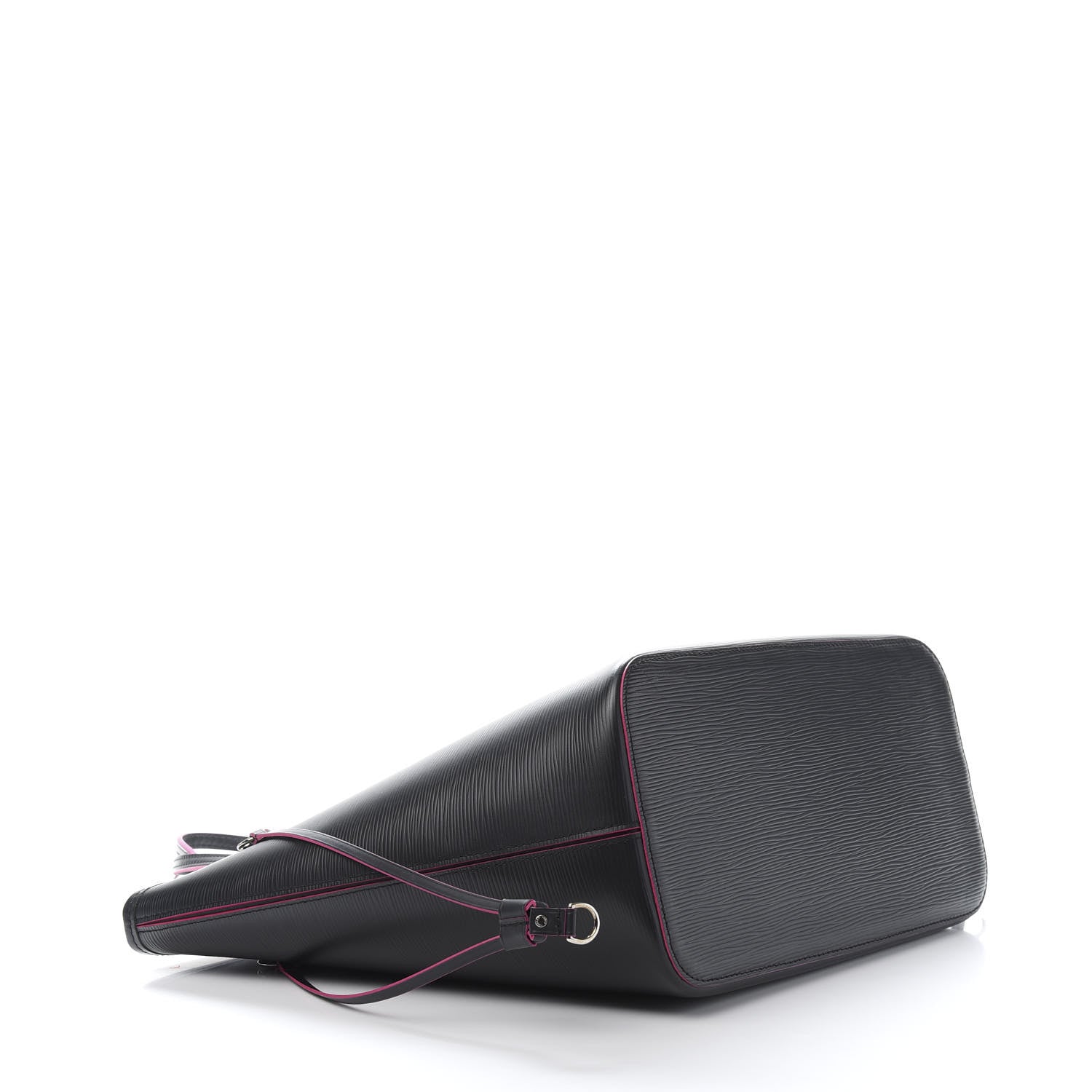 Louis Vuitton Epi Neverfull MM Black Hot Pink 5 of 12