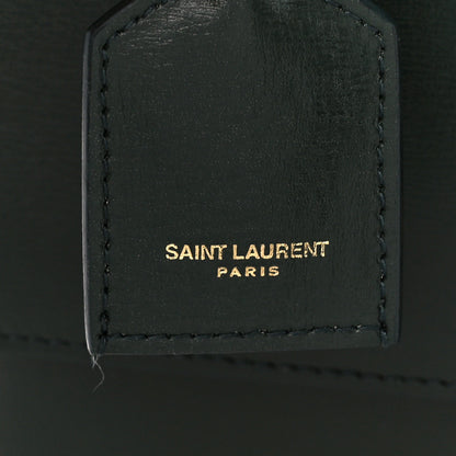 Saint Laurent Calfskin Medium Monogram Sunset New Vert Fonce 9 of 12