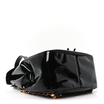 Chanel Patent CC Drawstring Backpack Black 4 of 10