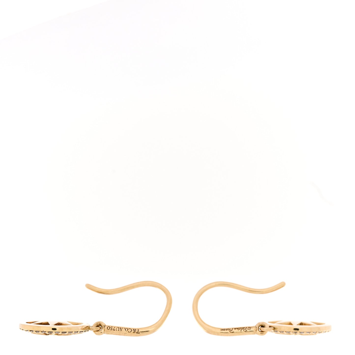 18K Yellow Gold Diamond Paloma Picasso Star Drop Earrings