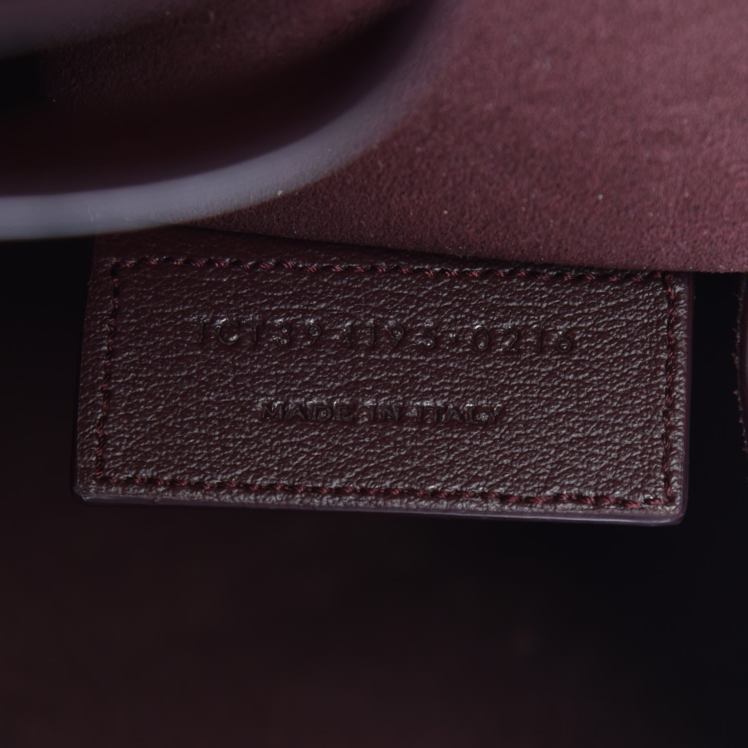Saint Laurent Calfskin Large Shopping Tote Bordeaux 8 of 8