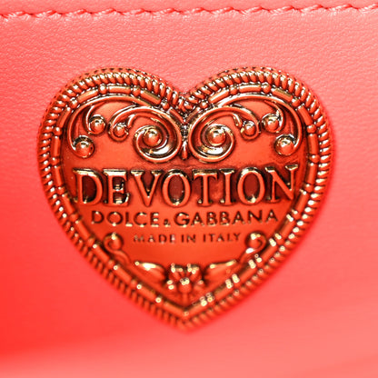 Dolce & Gabbana Lambskin Medium Devotion Crossbody Bag Corallo 6 of 11