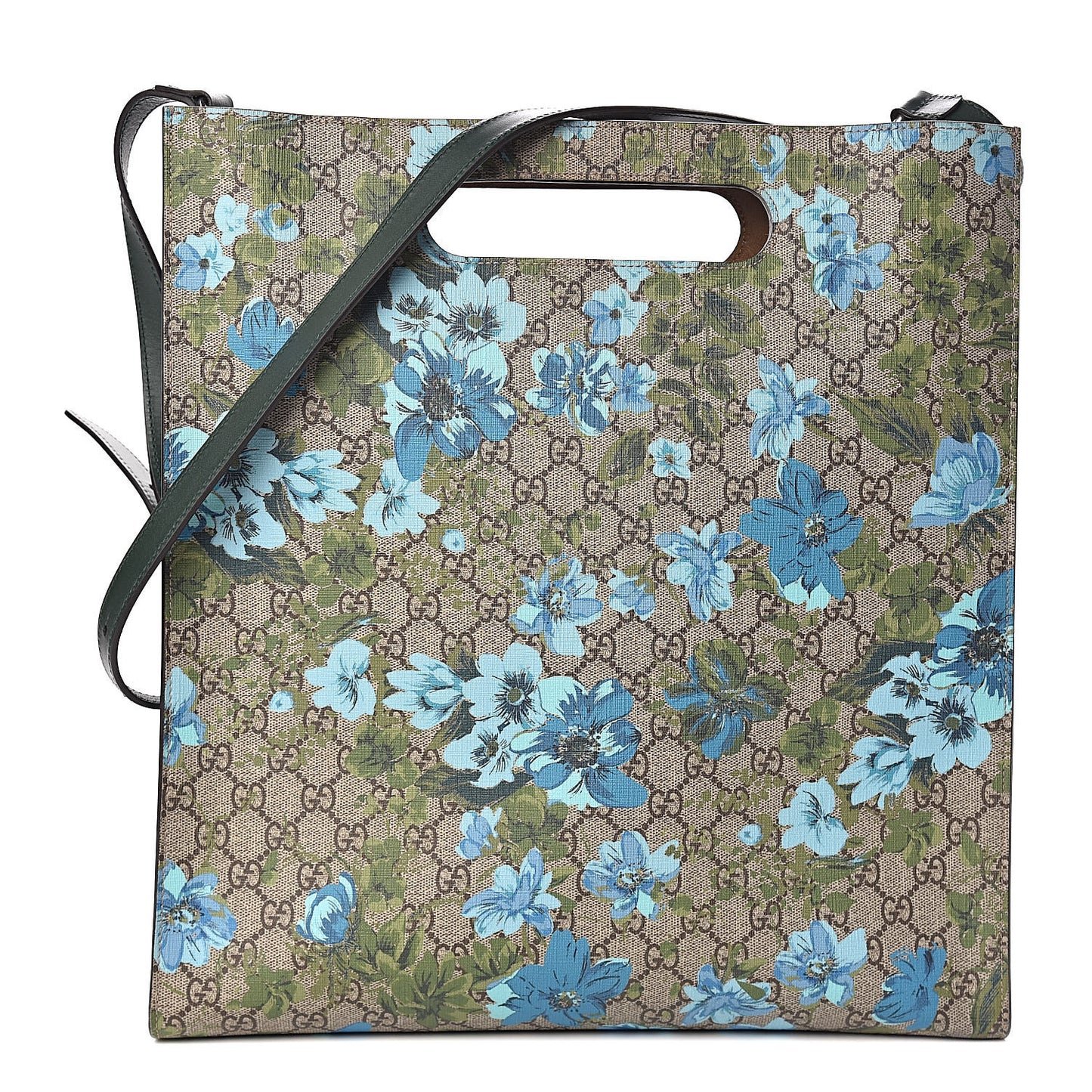 GG Supreme Monogram Blooms Print XL Tote