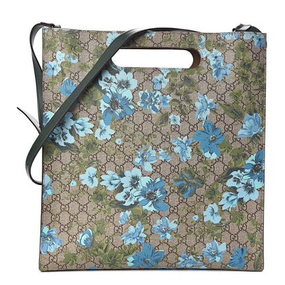 Gucci GG Supreme Monogram Blooms Print XL Tote 1 of 11