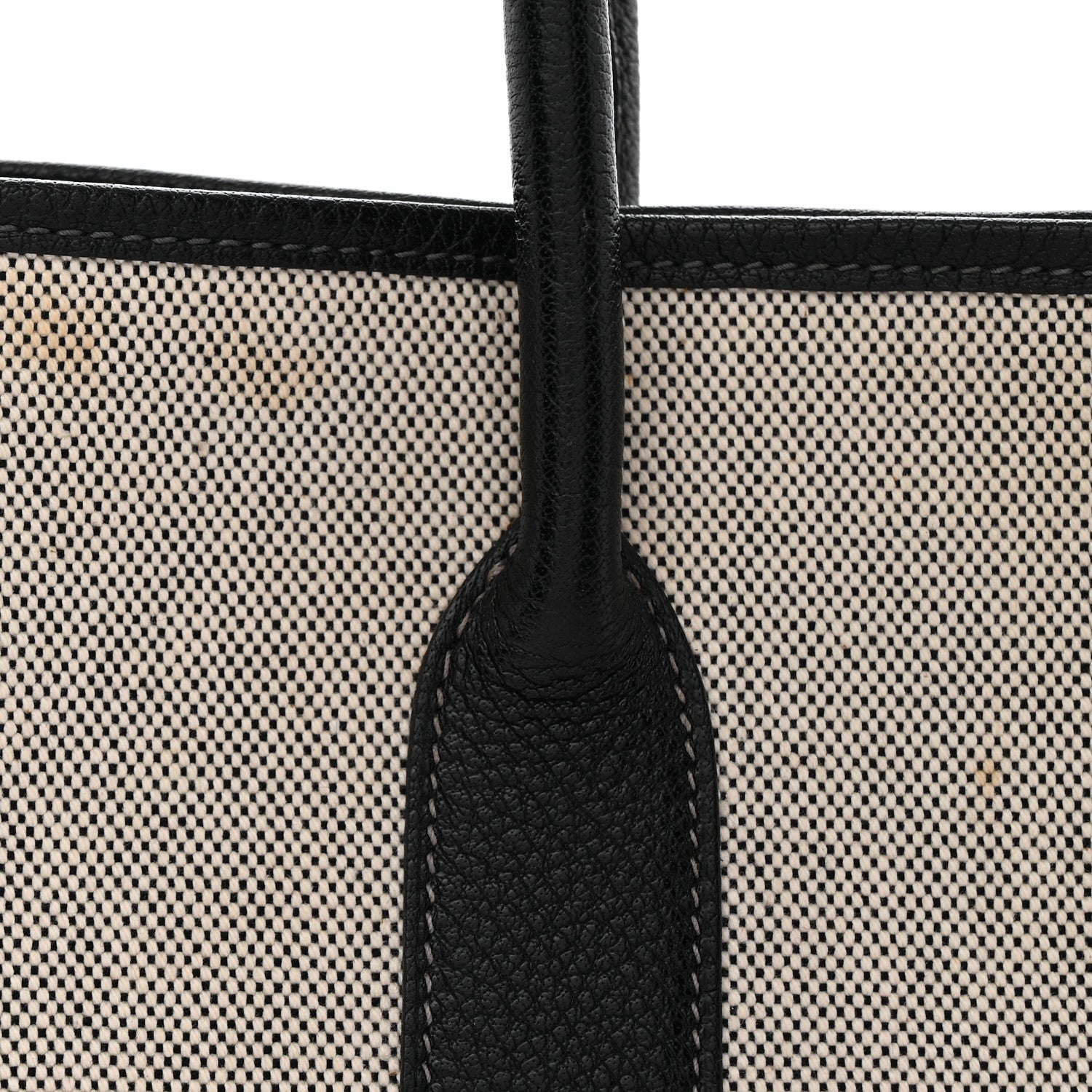 Hermes Toile Buffle Skipper Garden Party 36 MM Tote Black 12 of 12