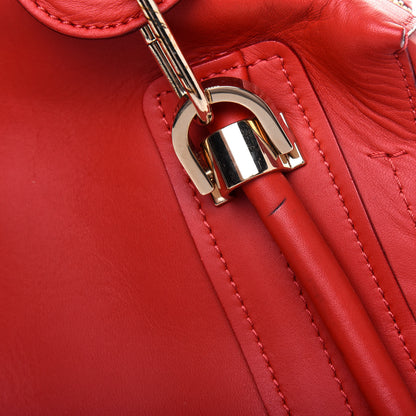 Chloe Calfskin Medium Paraty Metal Bar Trim Red 26 of 29