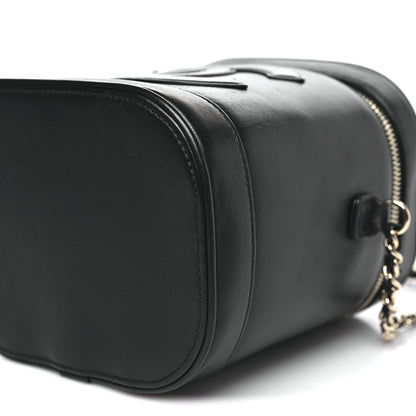 Chanel Lambskin Timeless Vanity Cosmetic Case Black 10 of 10