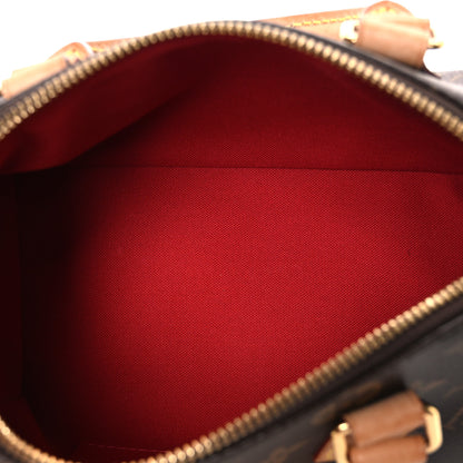 Louis Vuitton Monogram Speedy Bandouliere 20 Black 5 of 9