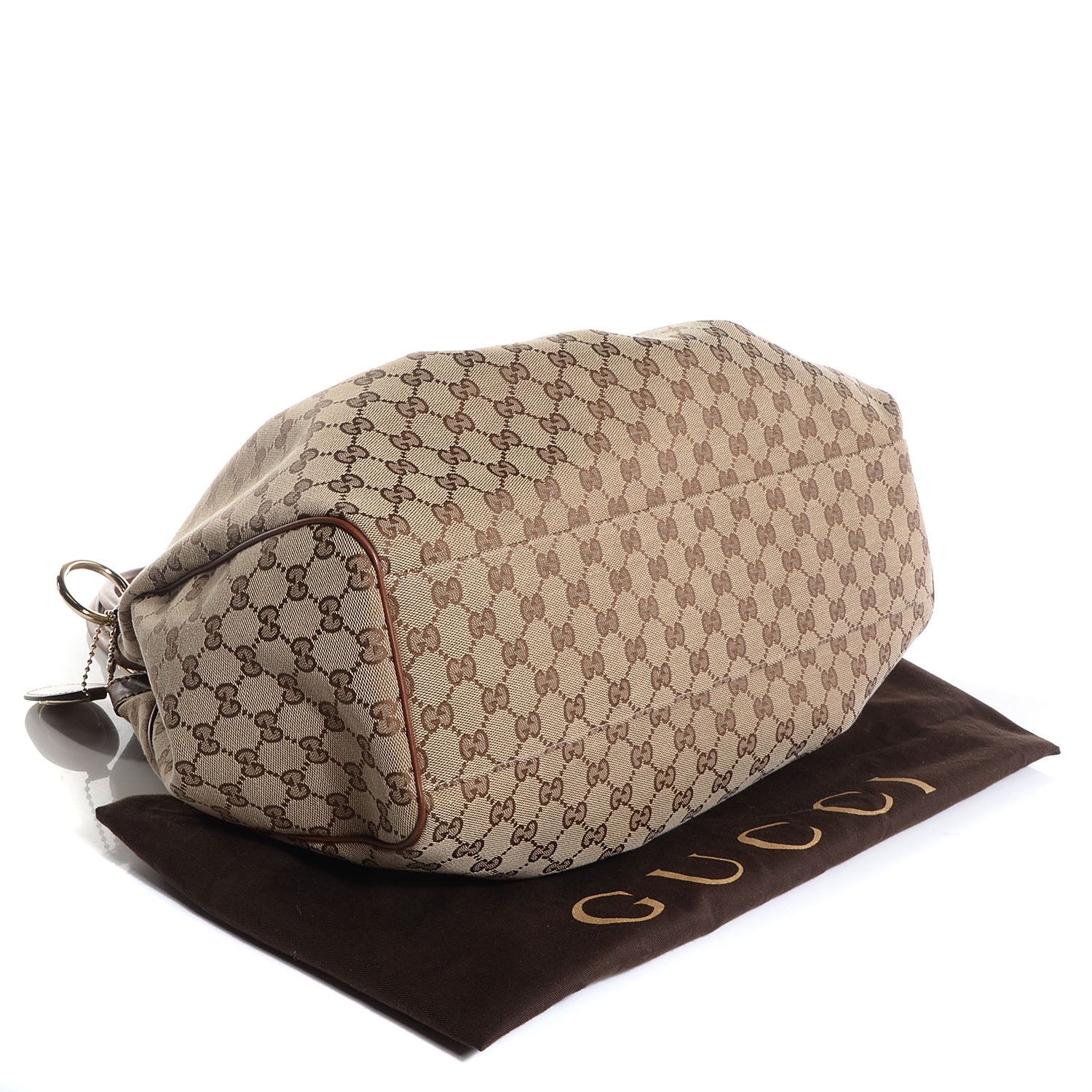 Gucci Monogram Large Sukey Tote Brown 4 of 9