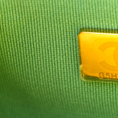 Chanel Jersey Quilted Small Wavy CC Hobo Yellow 7 of 10